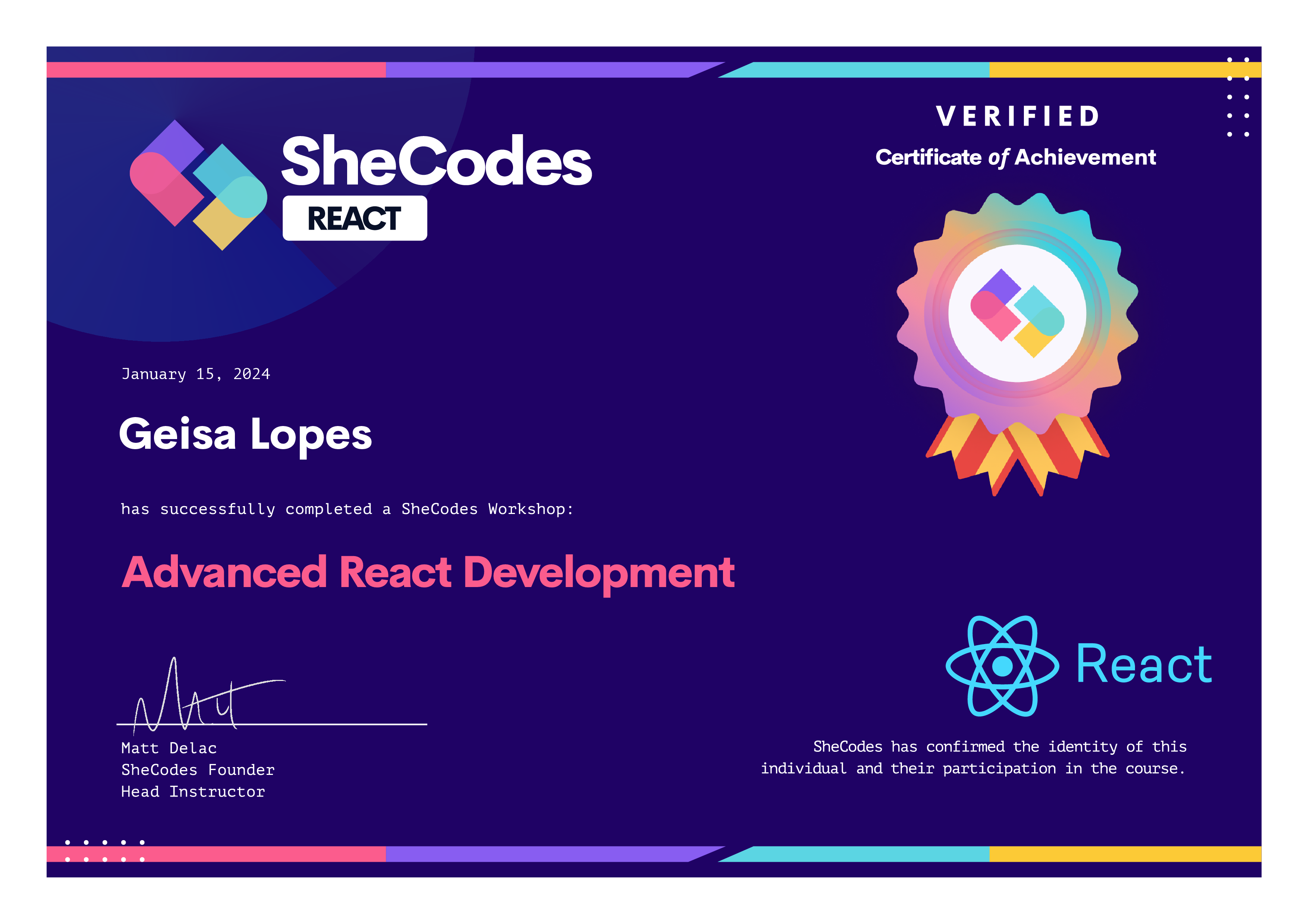 React Certification